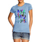 Women's Cricket Silhouette Pattern T-Shirt