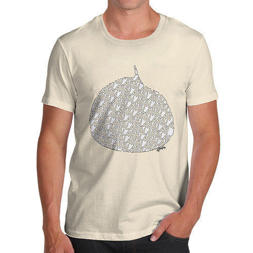 Men's Blah Blah Blah Speech Bubble T-Shirt