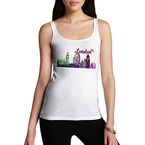 Women's Love London Cityscape Tank Top