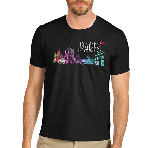 Men's Love Paris Landmarks T-Shirt