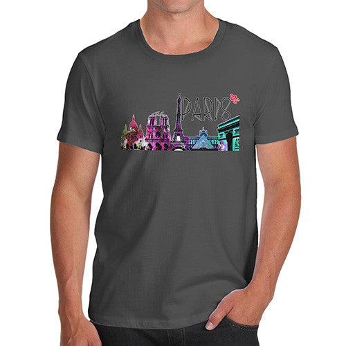 Men's Love Paris Landmarks T-Shirt