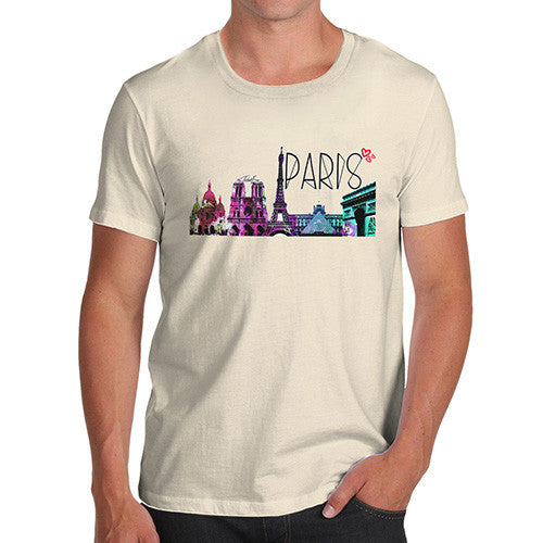 Men's Love Paris Landmarks T-Shirt