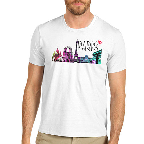 Men's Love Paris Landmarks T-Shirt