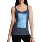 Women's Flowers And Snowflake Pattern Tank Top