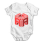 3D Alphabet Letter A Baby Grow Bodysuit