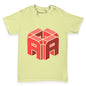 3D Alphabet Letter A Baby Toddler T-Shirt