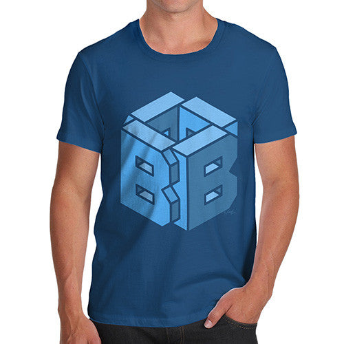 Men's Alphabet Letter B T-Shirt