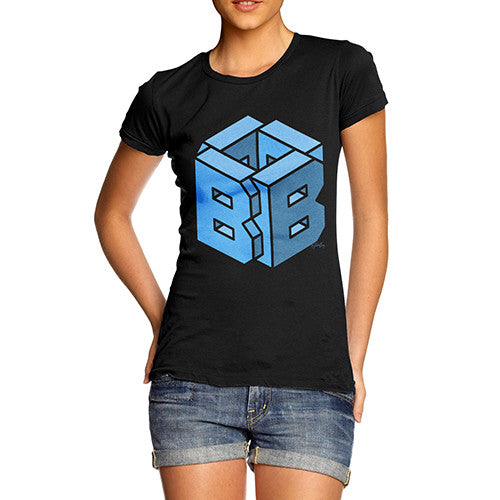 Women's Alphabet Letter B T-Shirt