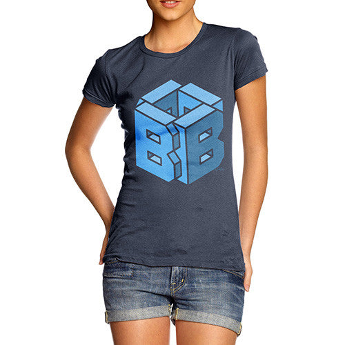 Women's Alphabet Letter B T-Shirt