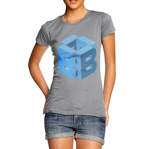 Women's Alphabet Letter B T-Shirt