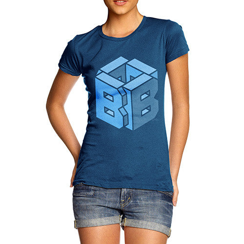 Women's Alphabet Letter B T-Shirt