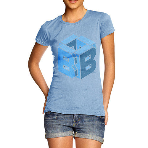 Women's Alphabet Letter B T-Shirt