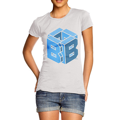 Women's Alphabet Letter B T-Shirt