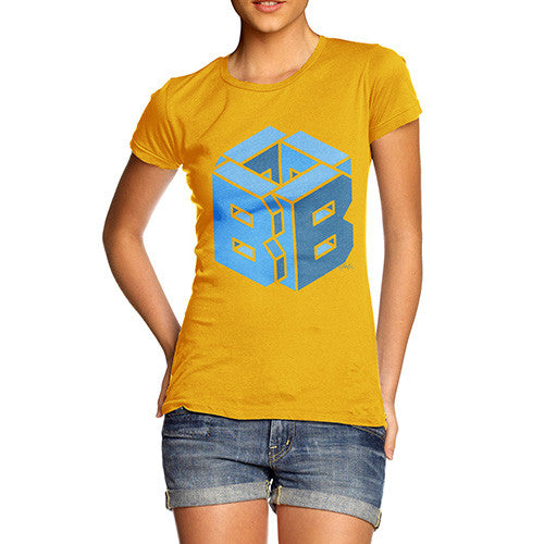 Women's Alphabet Letter B T-Shirt