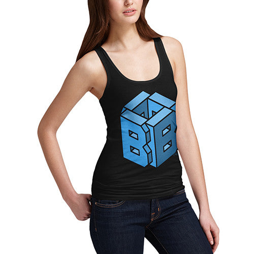 Women's Alphabet Letter B Tank Top