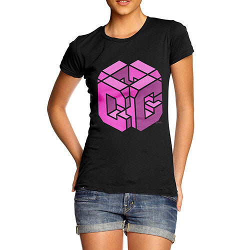 Women's Alphabet Letter C T-Shirt