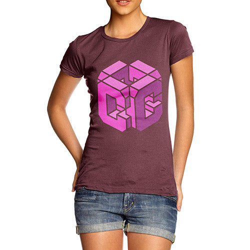 Women's Alphabet Letter C T-Shirt