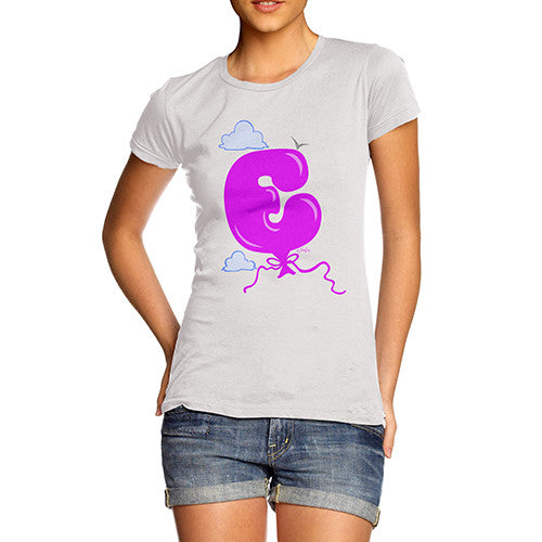 Women's Alphabet Letter E T-Shirt