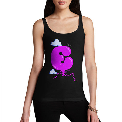 Women's Alphabet Letter E Tank Top