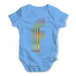 Big Letter F Baby Grow Bodysuit