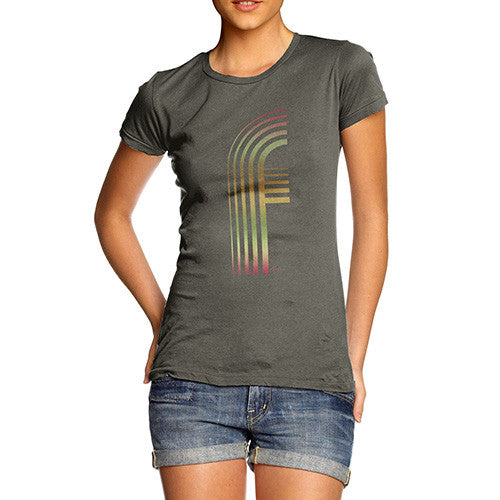 Women's Big Letter F T-Shirt