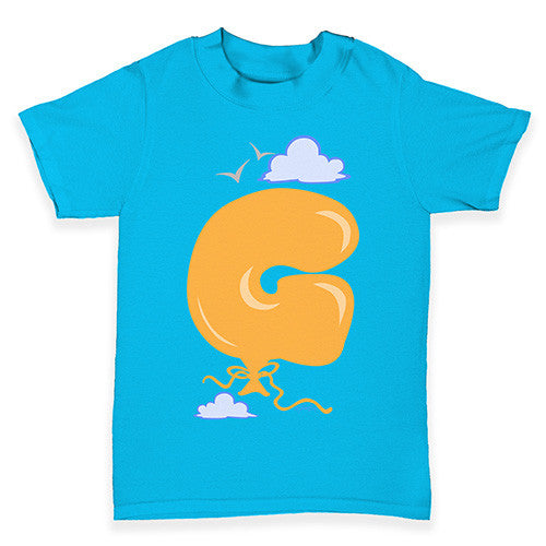 Balloon Letter G Baby Toddler T-Shirt