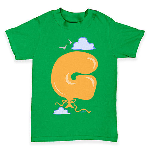Balloon Letter G Baby Toddler T-Shirt
