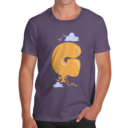 Men's Balloon Letter G T-Shirt