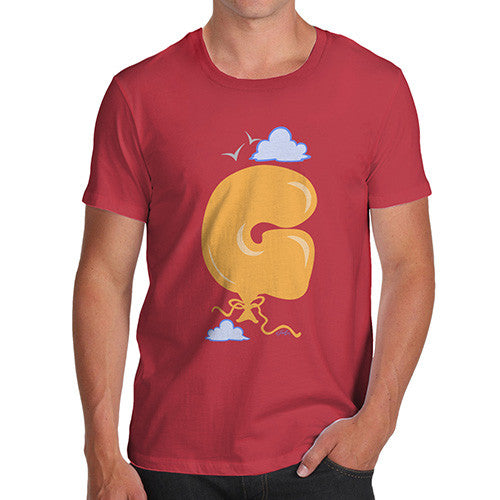 Men's Balloon Letter G T-Shirt