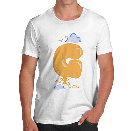 Men's Balloon Letter G T-Shirt