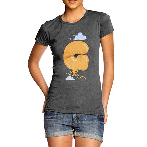 Women's Balloon Letter G T-Shirt