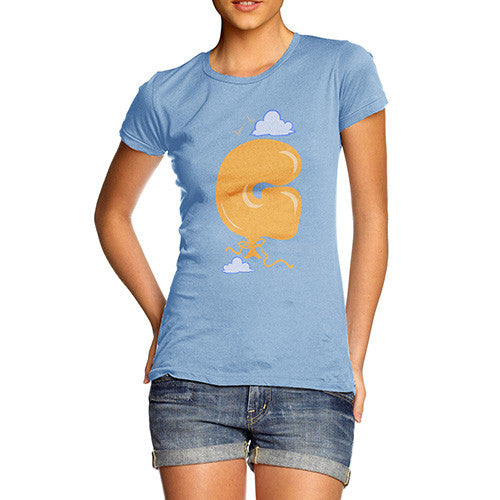 Women's Balloon Letter G T-Shirt