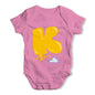 The Letter K Baby Grow Bodysuit