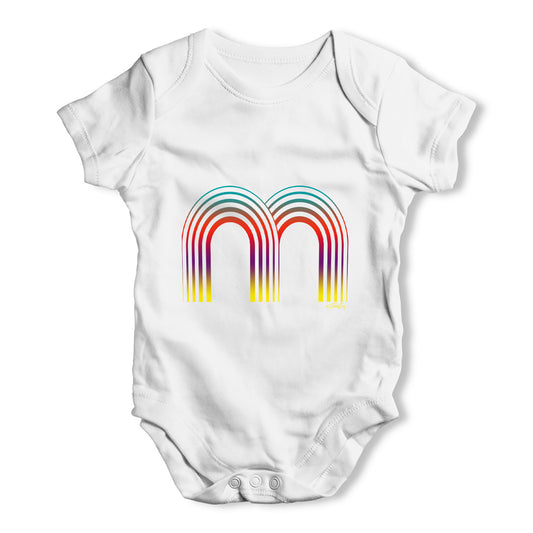 The Letter M Baby Grow Bodysuit