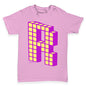 Block Alphabet Letter R Baby Toddler T-Shirt