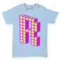 Block Alphabet Letter R Baby Toddler T-Shirt