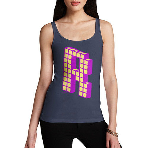 Women's Monogram Letter R - Romeo - Roger Tank Top