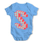 Block Letter S Baby Grow Bodysuit