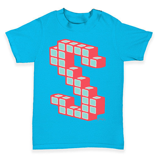 Block Letter S Baby Toddler T-Shirt