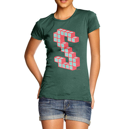 Women's Block Letter S T-Shirt