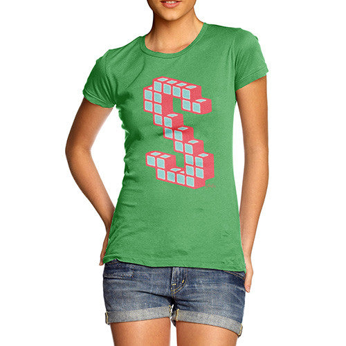 Women's Block Letter S T-Shirt