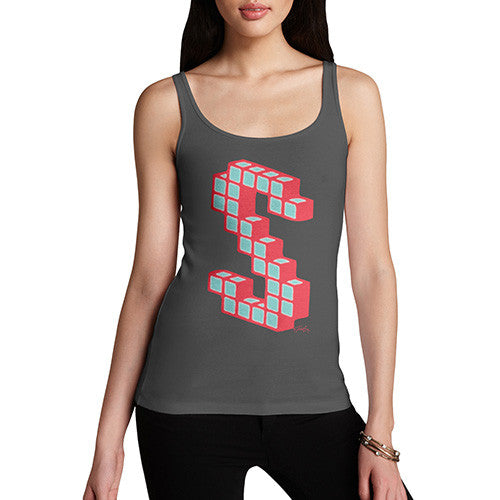 Women's Block Letter S Tank Top