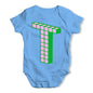 Alphabet Letter T Baby Grow Bodysuit