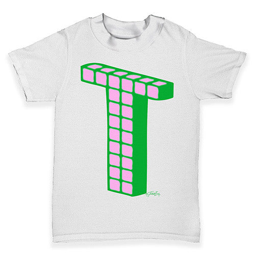 Alphabet Letter T Baby Toddler T-Shirt