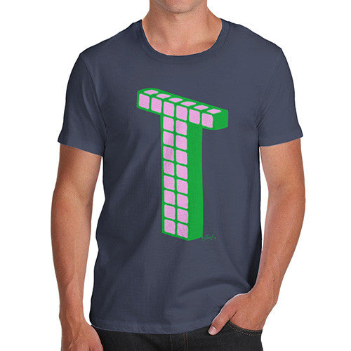 Men's Monogram Letter T T-Shirt