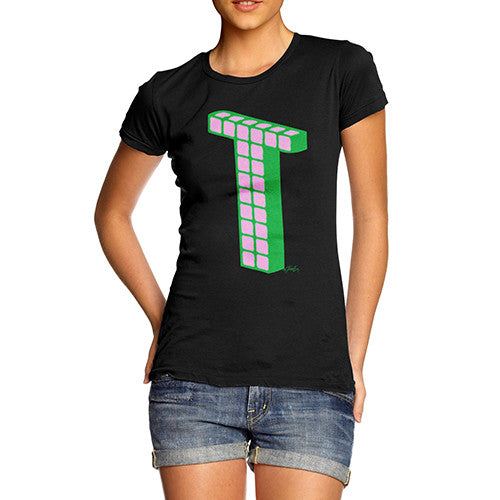 Women's Monogram Letter T T-Shirt