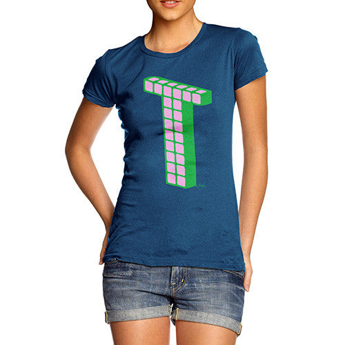 Women's Monogram Letter T T-Shirt