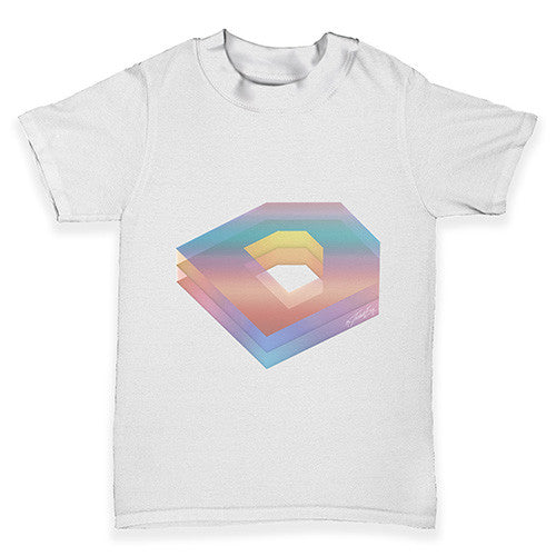 Colourful Alphabet Letter D Baby Toddler T-Shirt