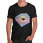 Men's Colorful Monogram Letter D T-Shirt