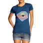 Women's Colorful Monogram Letter D T-Shirt